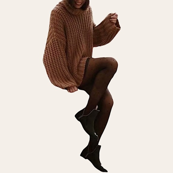 Zara Turtleneck Knit Sweater M - Picture 5 of 15